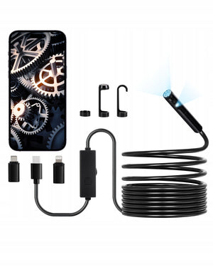 VEVOR ENDOSCOPE CAMERA WITH DUAL LENSES 1920P HD 5M IP67 ROBUST
