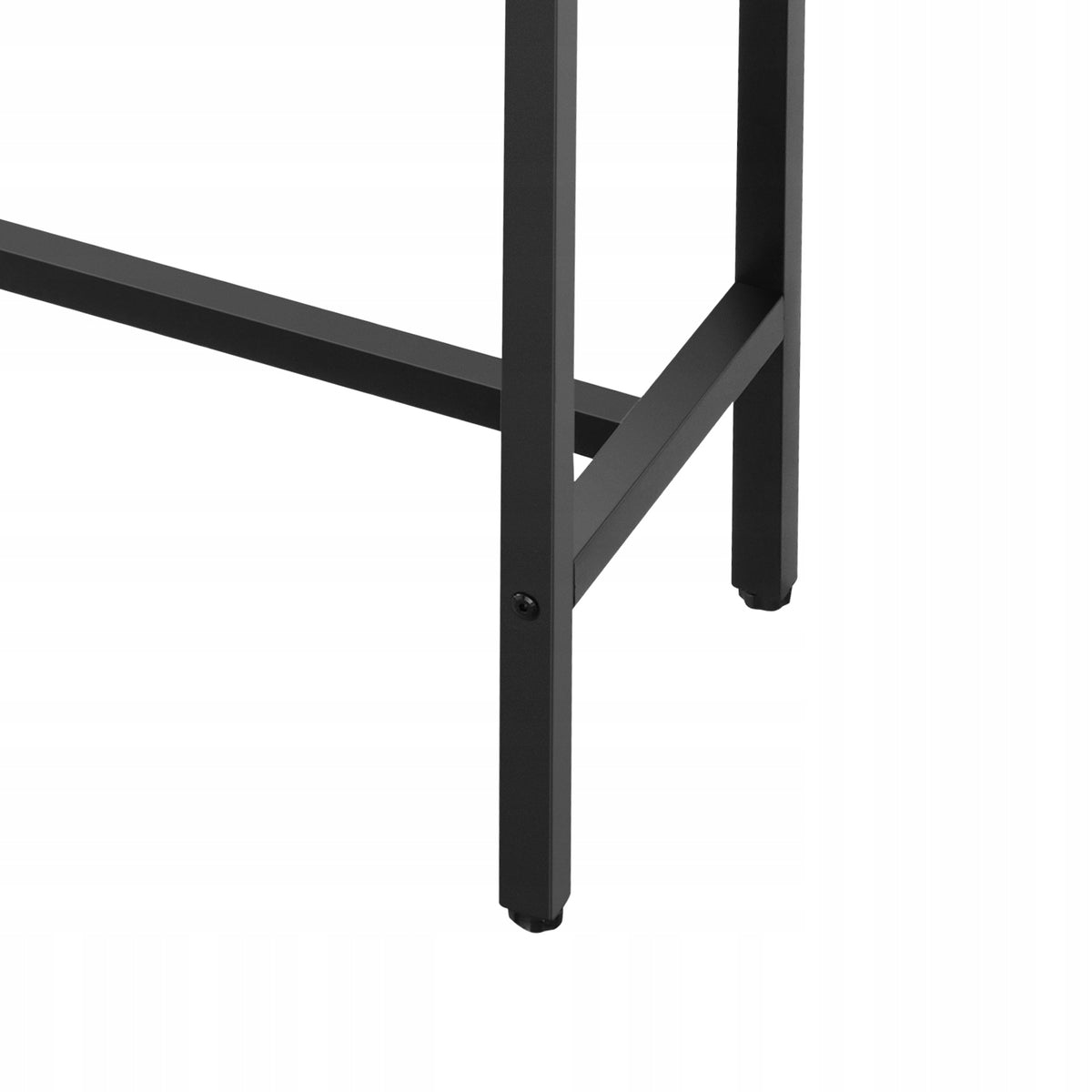 VEVOR BAR TABLE 120X37.5X98 CM STURDY METAL WATERPROOF TOP