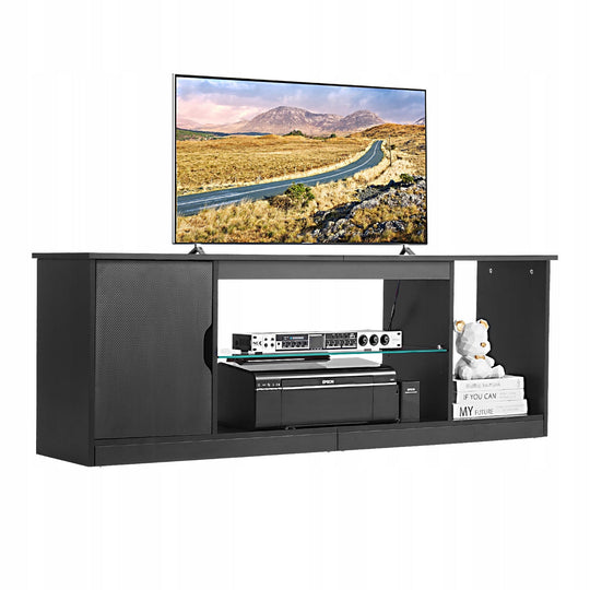 VEVOR TV STAND FOR UP TO 65 INCH STRONG TABLE WITH SHELVES