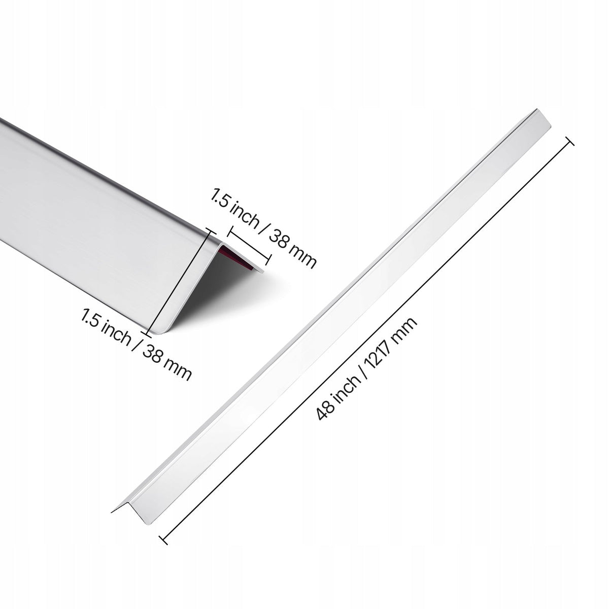 VEVOR CORNER GUARDS 38X38X1217MM 10 PCS STAINLESS STEEL 304 HEAVY-DUTY