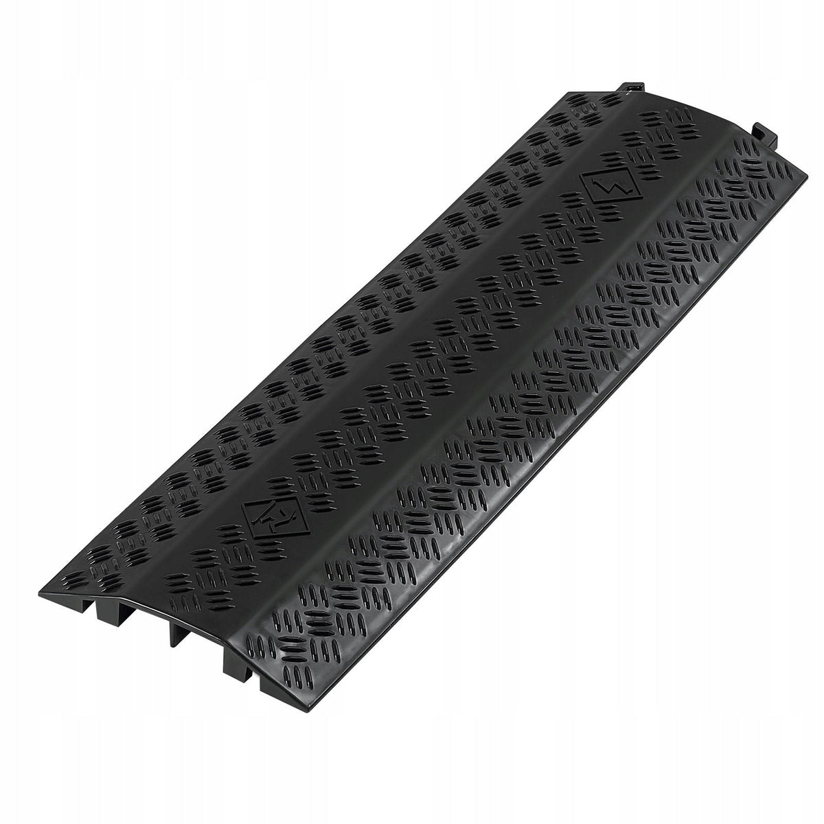 VEVOR CABLE COVER 975 MM 3 PCS STRONG AXLE LOAD CAPACITY 7938 KG BLACK