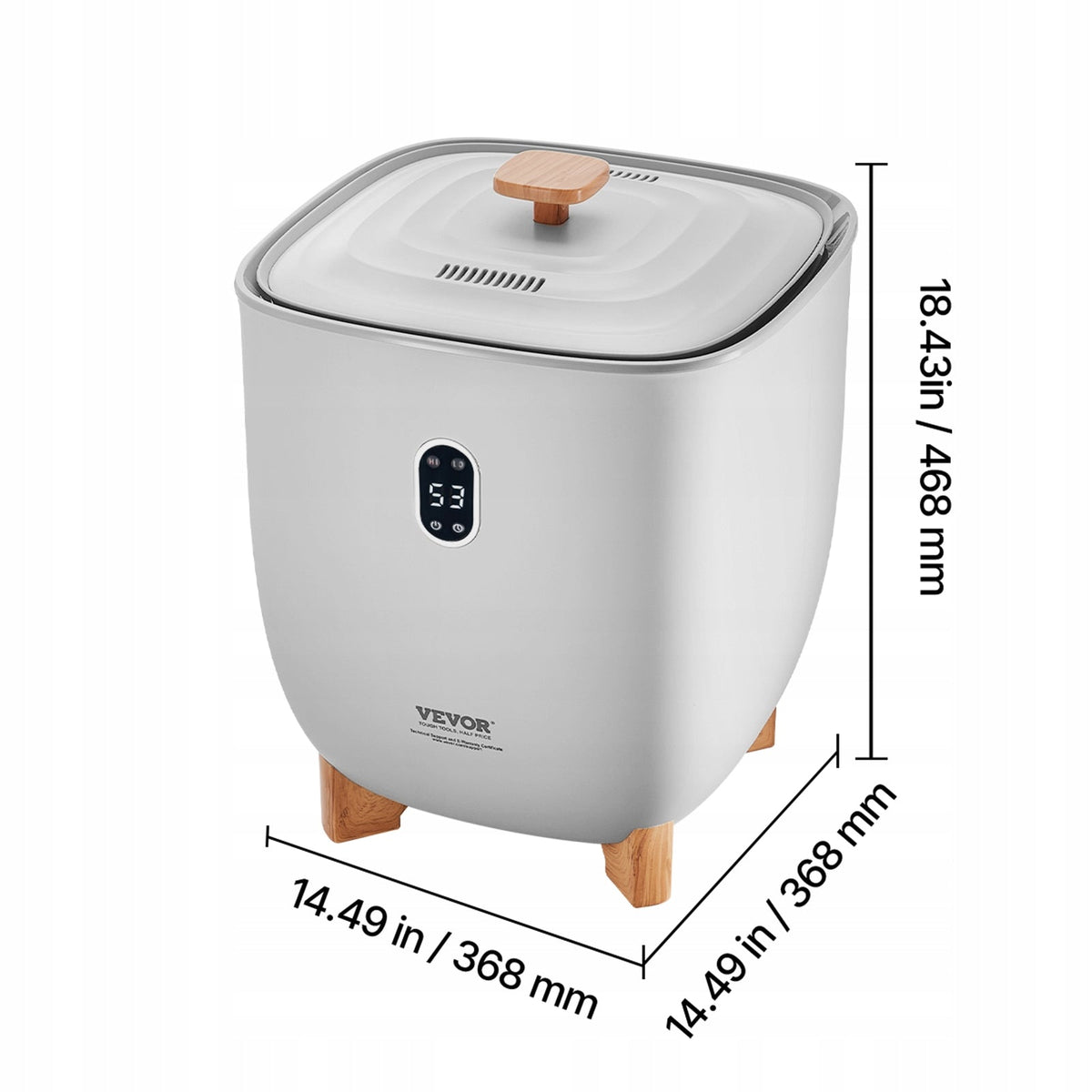 VEVOR 25L TOWEL WARMER WITH LED TIMER POWERFUL AND SAFE