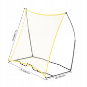 VEVOR SOCCER REBOUNDER PORTABLE SOCCER TRAINER 7X7FT STURDY CONSTRUCTION