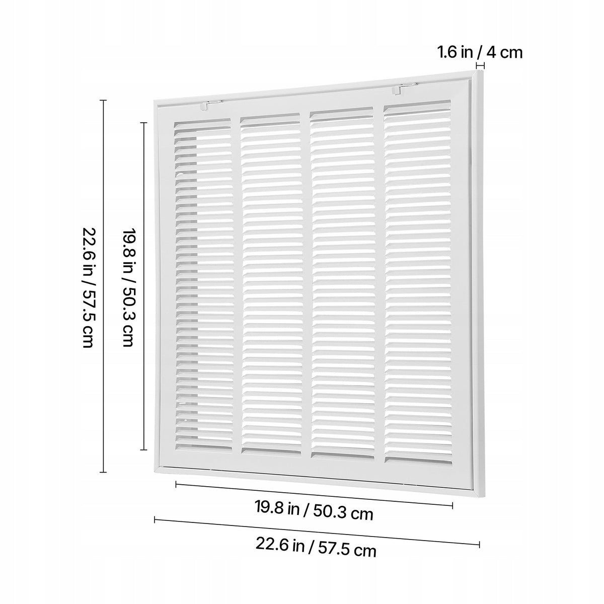 VEVOR VENTILATION GRILLE 50.5X50.5 CM STRONG POWDER-COATED STEEL