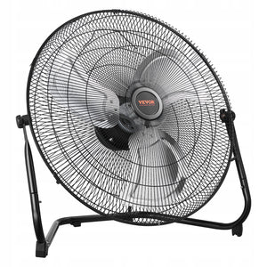 VEVOR 20-INCH FLOOR FAN 3-SPEED POWERFUL 4800 CFM 360 ADJUSTMENT
