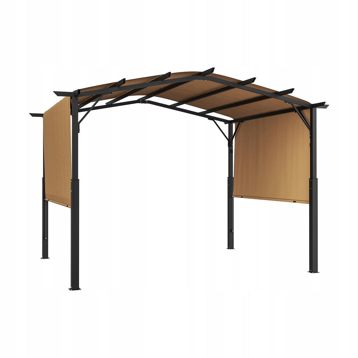 VEVOR 3x3 M ARCHED PERGOLA WATERPROOF GAZEBO STURDY