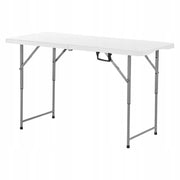 VEVOR FOLDING BUFFET TABLE 122 CM STURDY PORTABLE FOR CAMPING AND PICNIC