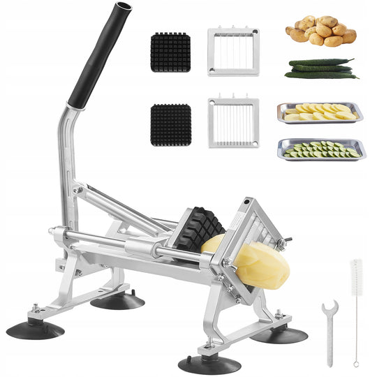VEVOR PROFESSIONAL COMMERCIAL VEGETABLE SLICER 1/4 3/8 1/2 INCH STEEL