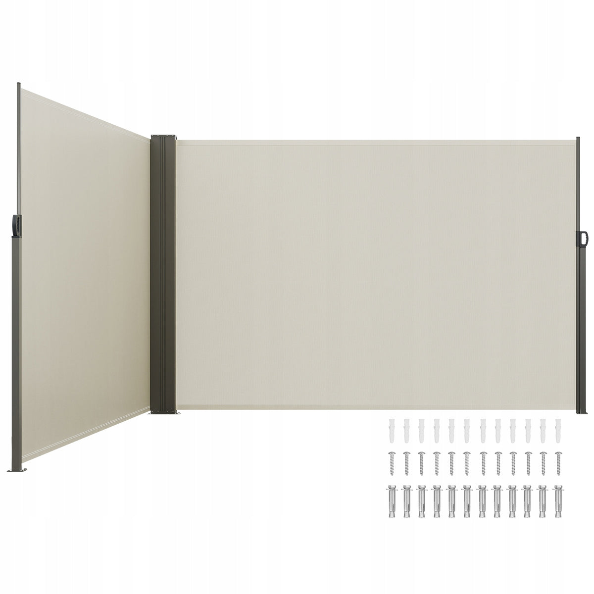 VEVOR SIDE AWNING 200X600 CM PREMIUM WATERPROOF POLYESTER FABRIC