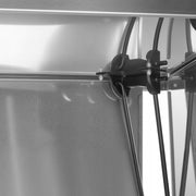 VEVOR FIRE PIT LID 645X645X370 MM STAINLESS STEEL HEAT DEFLECTOR