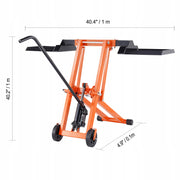 VEVOR LAWN MOWER LIFT HYDRAULIC 225 KG CAPACITY ADJUSTABLE STURDY