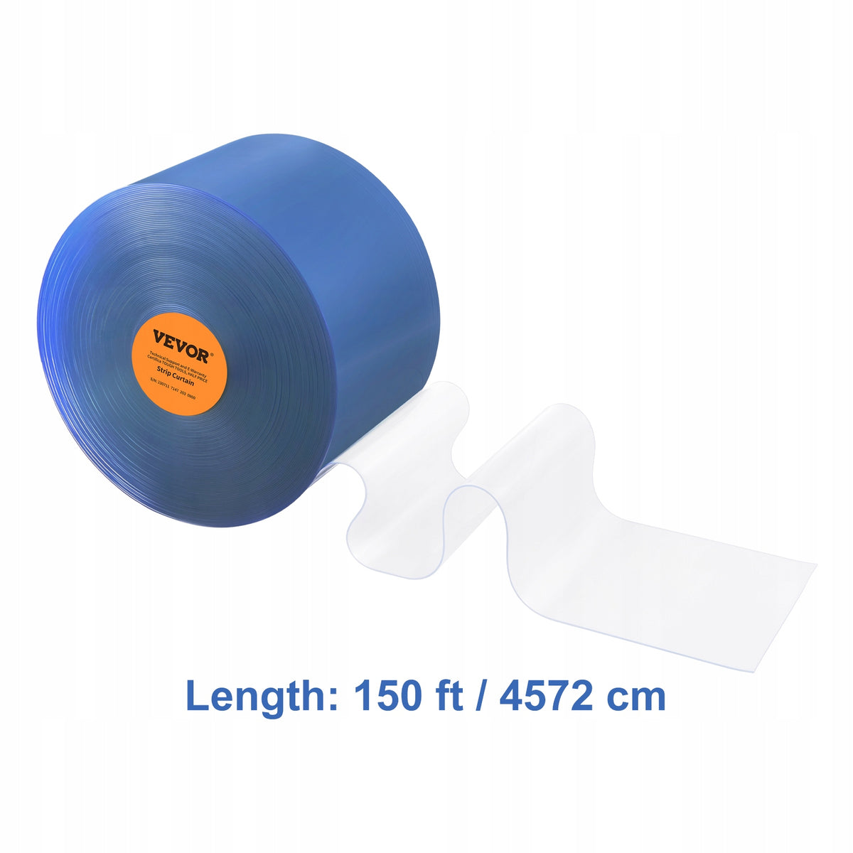 VEVOR PROFESSIONAL PVC STRIP CURTAIN 150FT X 20CM THICKNESS 2MM