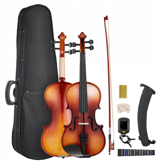 VEVOR VIOLIN 4/4 584MM COMPLETE SET HARD CASE PREMIUM WOOD