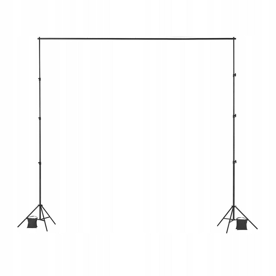 VEVOR ADJUSTABLE BACKGROUND STAND 300X300 CM HEAVY DUTY PHOTO STUDIO KIT