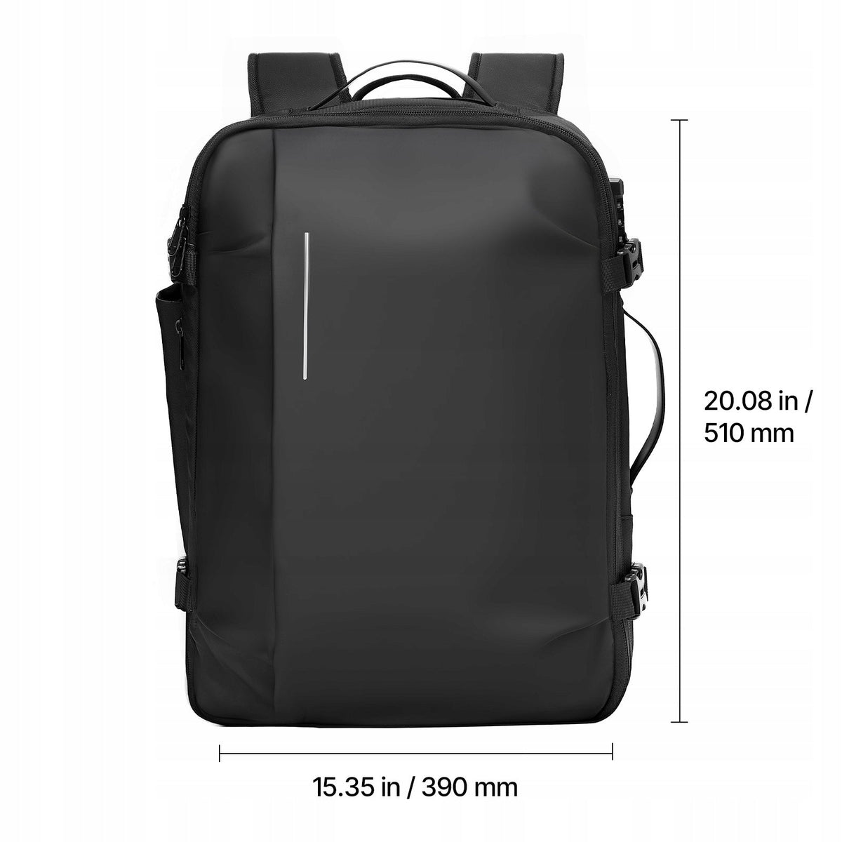 VEVOR 65L EXPANDABLE VACUUM BACKPACK TRAVEL TSA LOCK WATERPROOF