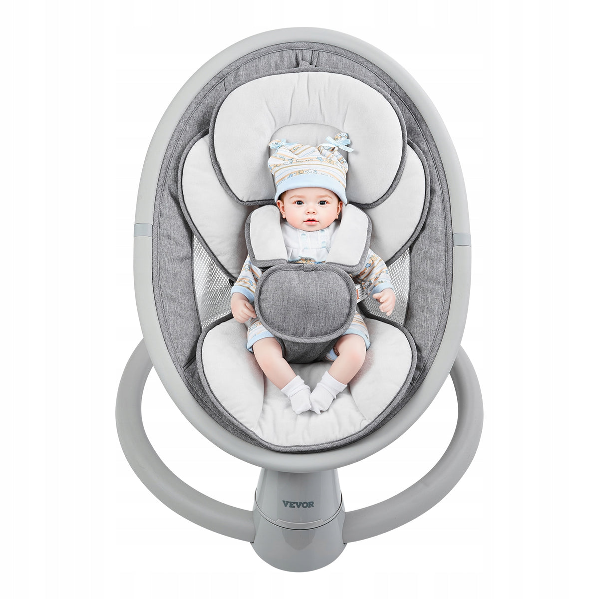 VEVOR 5-SPEED PORTABLE SWING WITH REMOTE CONTROL FOR INFANTS
