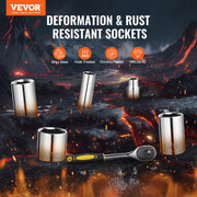 VEVOR 207-PIECE PREMIUM MECHANICAL TOOL SET 1/4" SOCKETS