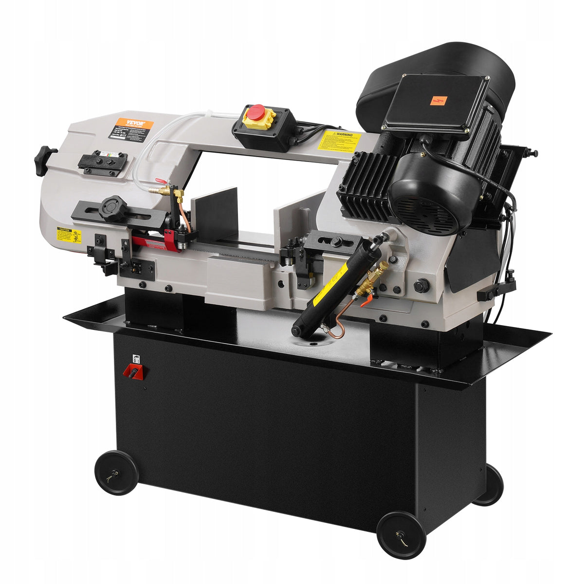 VEVOR METAL BAND SAW 1.1KW 4 SPEEDS CUTTING 17X30CM STAND