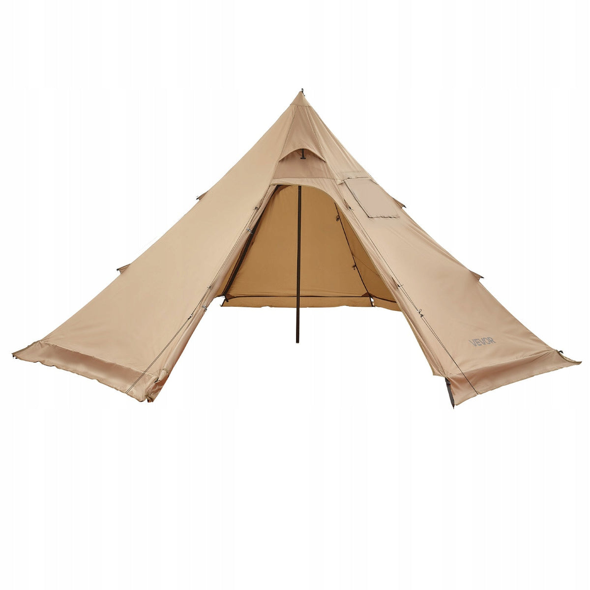 VEVOR TIPI 4-PERSON WATERPROOF CAMPING TENT WITH POWER CONNECTION STRONG