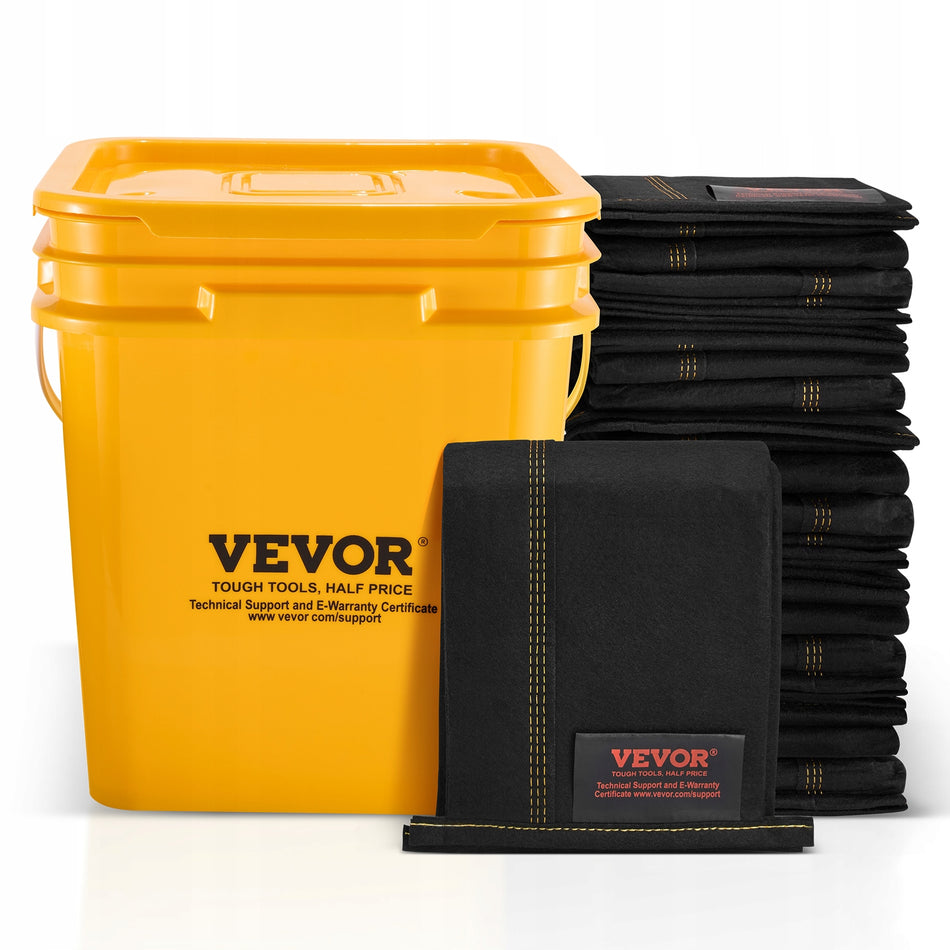 FLOOD BARRIERS VEVOR 10 PCS WITH BUCKET 1530X155MM STRONG