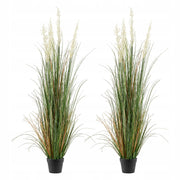 VEVOR ARTIFICIAL GRASS 2 PIECES 1499MM REALISTIC GREEN DECORATION