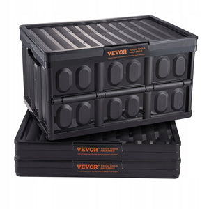 VEVOR SET OF 3 FOLDABLE 45L PP BOXES PROFESSIONAL CONTAINER