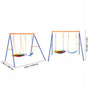 VEVOR A-FRAME GARDEN SWING SET 200 KG CAPACITY 1 PREMIUM SEAT