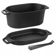 VEVOR ENAMELED CAST IRON DUTCH OVEN 3.31L FOR BAKING BREAD STRONG SOLID