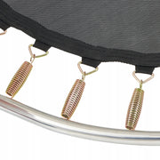 VEVOR 147 CM MINI KIDS TRAMPOLINE WITH NET AND BASKETBALL HOOP ADJUSTABLE