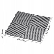 VEVOR MODULAR DRAINAGE MAT 24 PCS 15.7X15.7 INCH PP NON-SLIP