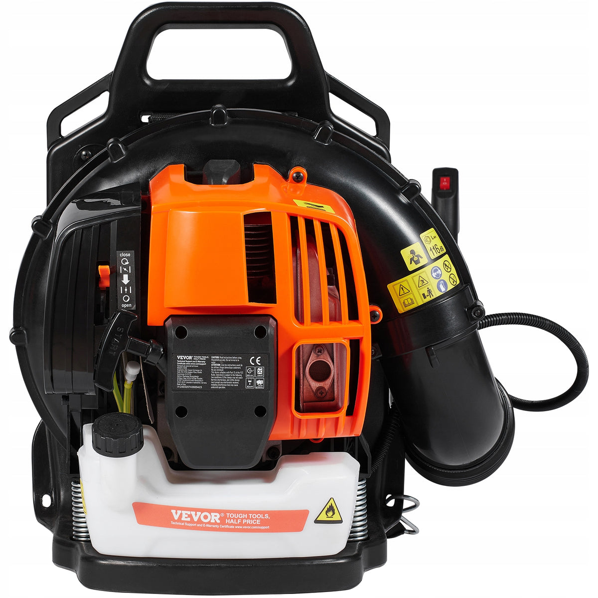 VEVOR 63CC 2-Stroke Gasoline Backpack Leaf Blower Powerful