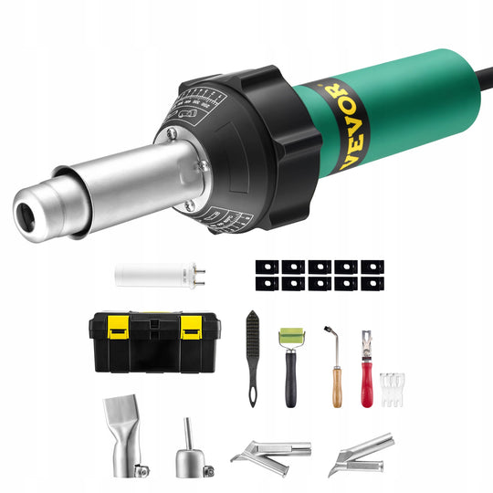 PROFESSIONAL VEVOR 1600W HOT AIR WELDER 11 ACCESSORIES SET
