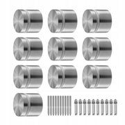 VEVOR GLASS CLAMP 10 PCS ROUND RAILING BRACKET STAINLESS STEEL 316