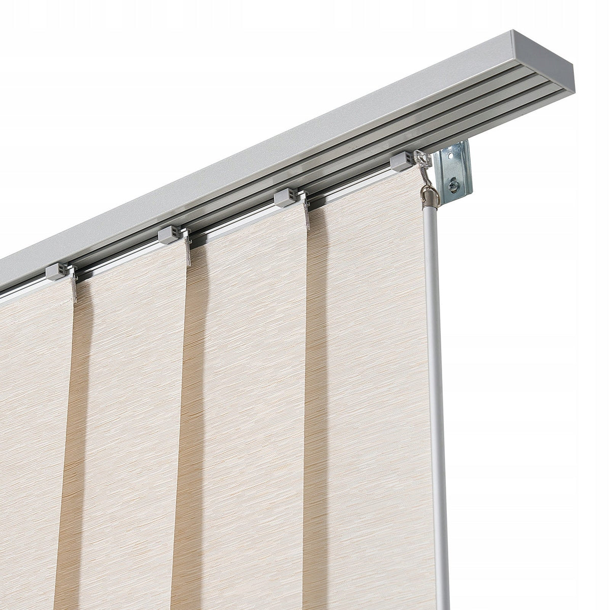 VEVOR PANEL CURTAINS EXTENDABLE TRACK 116-218 CM 4 PANELS POLYESTER