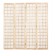 VEVOR 4-PANEL 360 JAPANESE FOLDING SCREEN SOLID WOOD ROOM DIVIDER