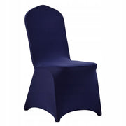 VEVOR 50 PCS NAVY BLUE ELASTIC WASHABLE CHAIR COVERS FOR WEDDINGS