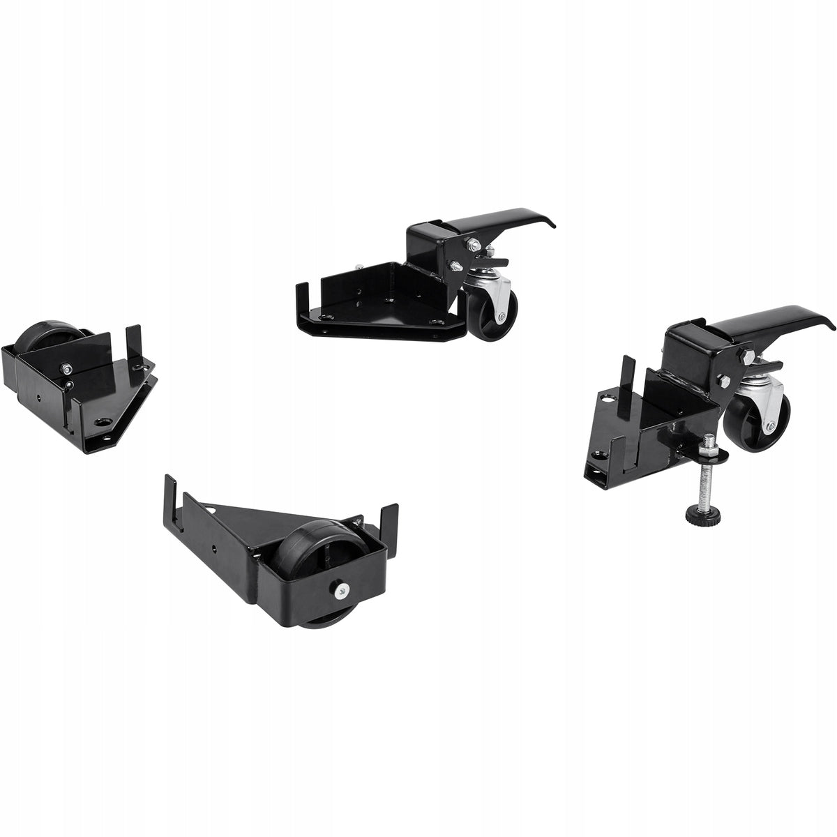 VEVOR MOBILE BASE ADJUSTABLE 241X241MM 181KG LOAD CAPACITY STRONG SOLID