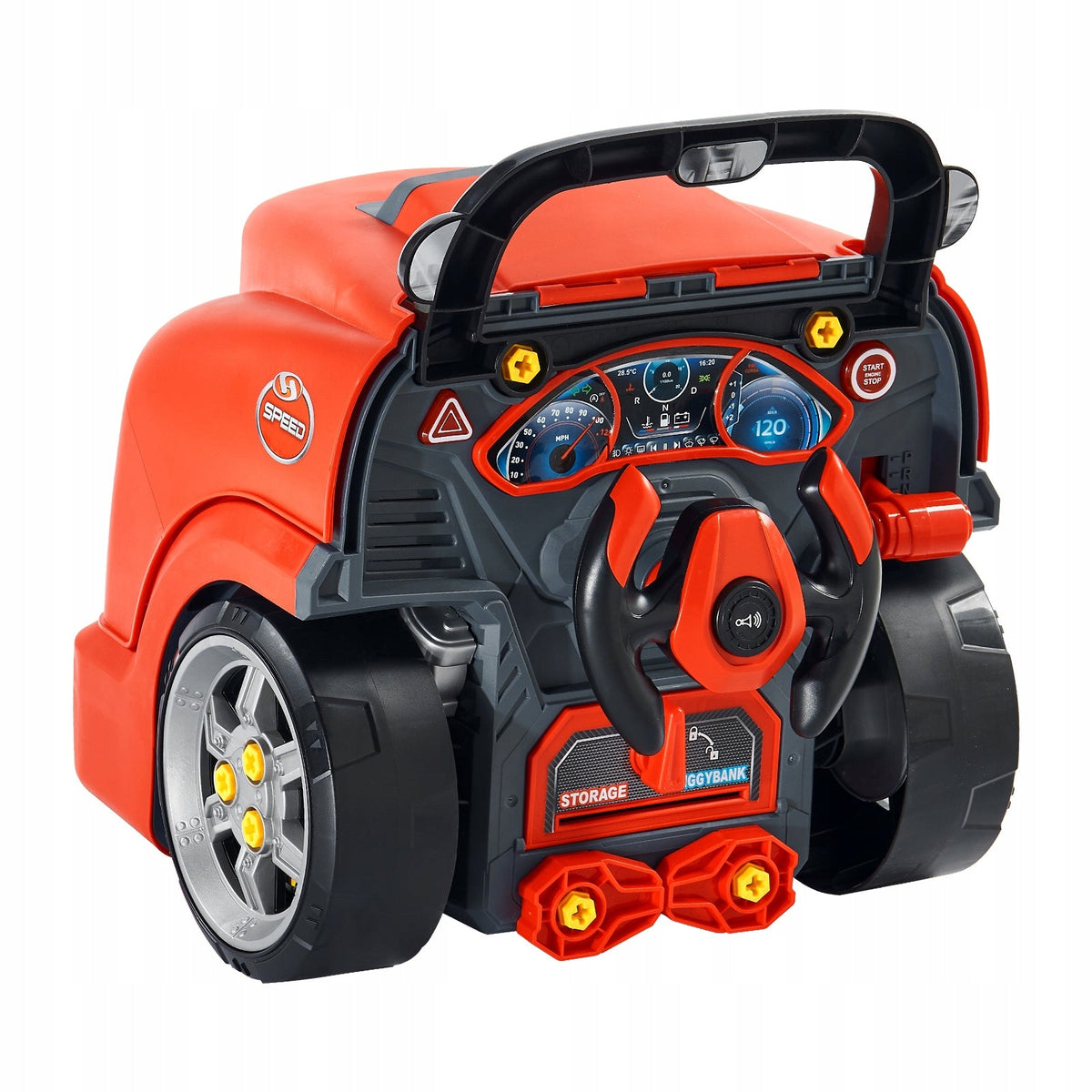 VEVOR 60-PIECE CHILDREN'S CAR REPAIR KIT WITH REMOVABLE