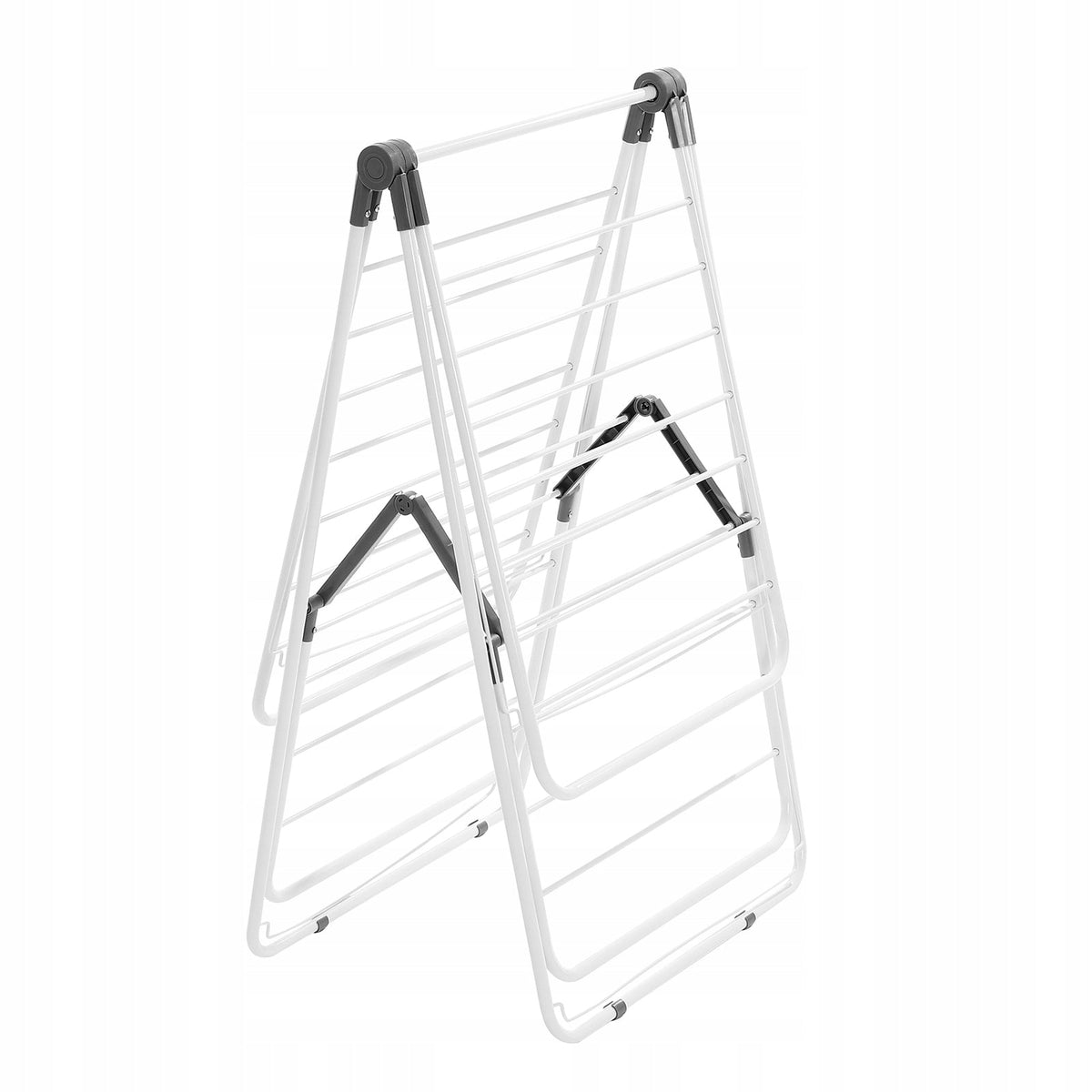 VEVOR 2-Tier Folding Clothes Drying Rack with Sock Clips, Heavy Duty