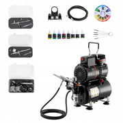 VEVOR 1.6 HP AIRBRUSH KIT COMPLETE 3 GUNS COMPRESSOR PAINT TANK