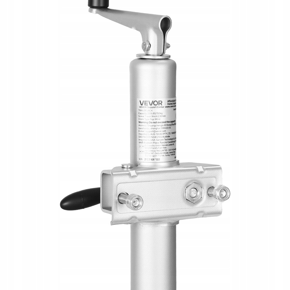 VEVOR SUPPORT WHEEL 150 KG HEIGHT ADJUSTMENT STRONG CONSTRUCTION