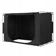 VEVOR 3-DOOR CANOPY TENT WITH BED 70 SHADE BLACK