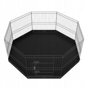 VEVOR SOLID PUPPY PLAYPEN 8-PIECE WITH MAT 160 CM HEIGHT 61 CM