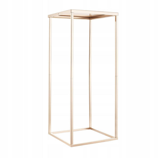 VEVOR WEDDING FLOWER STAND 250X250X600 MM 10 PCS GOLD STURDY SET