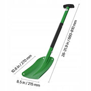 PROFESSIONAL ALUMINUM SNOW SHOVEL VEVOR 270X215 MM ADJUSTABLE LIGHTWEIGHT