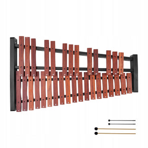 PROFESSIONAL VEVOR WOODEN GLOCKENSPIEL 32 NOTES WITH ADJUSTABLE STAND
