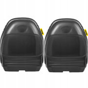 VEVOR FORKLIFT SEAT SET OF 2 VINYL COMFORTABLE BLACK