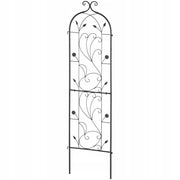 VEVOR 38X152 CM SOLID METAL TRELLIS FOR CLIMBING PLANTS BLACK PREMIUM