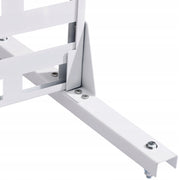 VEVOR SCREEN 120X50.8X193 CM FREESTANDING METAL ROOM DIVIDER WHITE