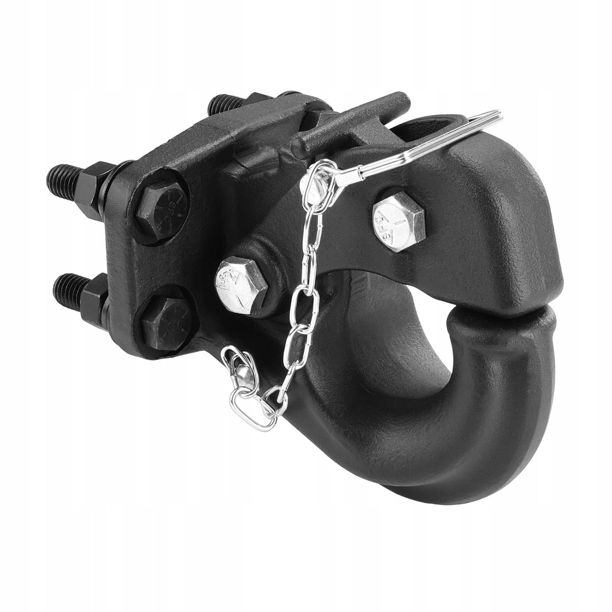 VEVOR TOW HITCH 13 TON HEAVY DUTY PINTLE HITCH FOR LUNETTE RINGS